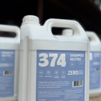 KIT 3 SHAMPOOS HIPOALERGÊNICOS 374 (5L cada)