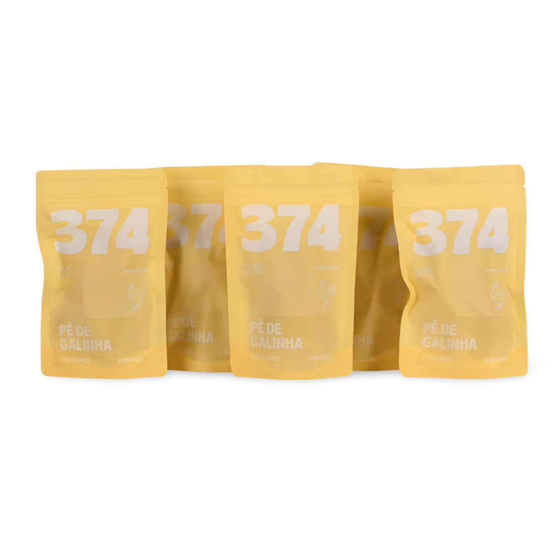 KIT 5 SNACKS 374 - PÉ DE GALINHA