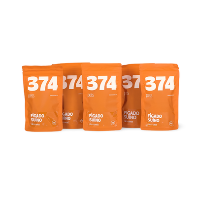 KIT 5 SNACKS 374 – FÍGADO SUÍNO - 50G