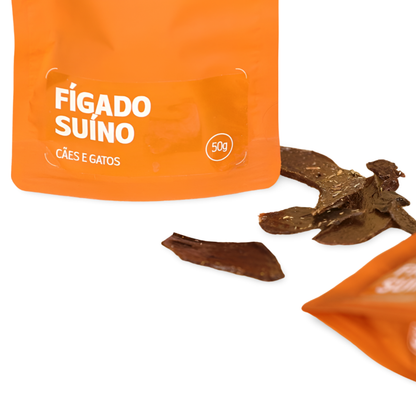 KIT 5 SNACKS 374 – FÍGADO SUÍNO - 50G