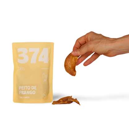 KIT 5 SNACKS 374 - PEITO DE FRANGO - 50G