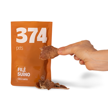 SNACK 374 – FILÉ MIGNON SUÍNO - 50G