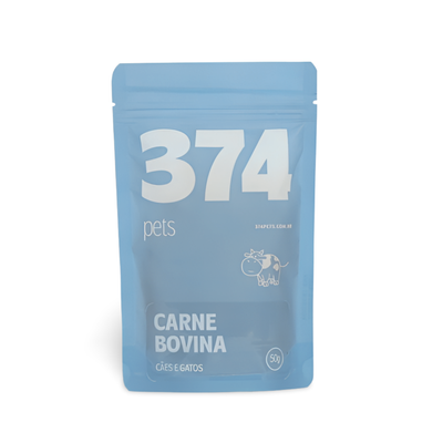 SNACK 374 – CARNE BOVINA -  50G