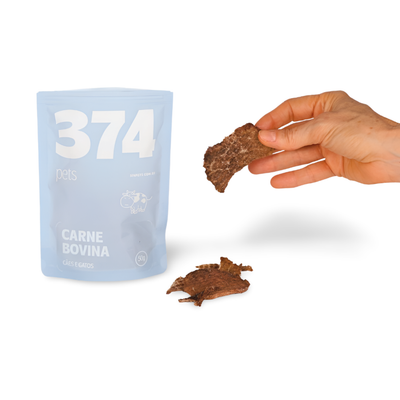 SNACK 374 – CARNE BOVINA -  50G