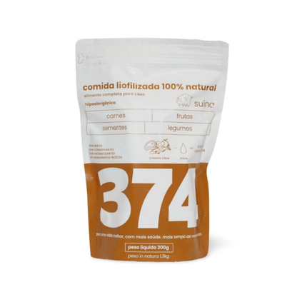 COMIDA NATURAL 374 - SUÍNA - 300G